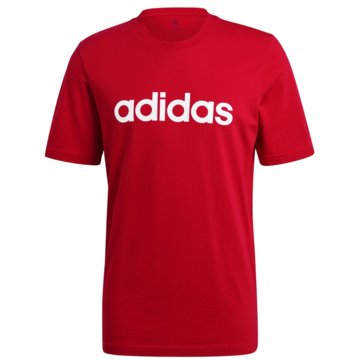 adidas T-ShirtsESSENTIALS EMBROIDERED LINEAR LOGO T-SHIRT - GL0061 rot