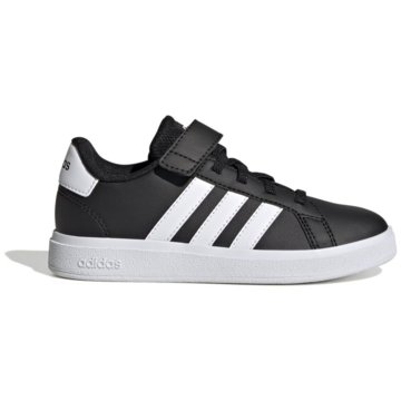 adidas Sneaker LowGrand Court Lifestyle Court Elastic Lace and Top Strap Schuh schwarz