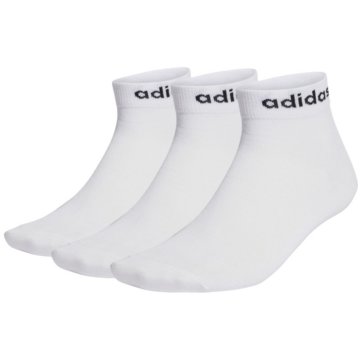 adidas Hohe SockenThink Linear Ankle Socken, 3 Paar weiß