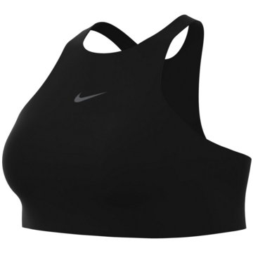 Nike Sport-BHYoga Dri-FIT Alate Curve Medium-Support High-Neck grau