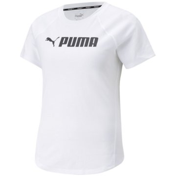 Puma TopsFit Logo Tee weiß