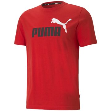 Puma T-ShirtsESS 2 COL LOGO TEE - 586759 rot