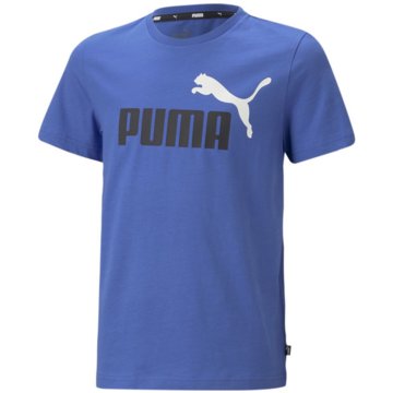 Puma T-ShirtsEss+ 2 Col Logo Tee B blau