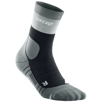 CEP Hohe Socken HIKING LIGHT MERINO MID-CUT SOCKS - WP2C5 grau
