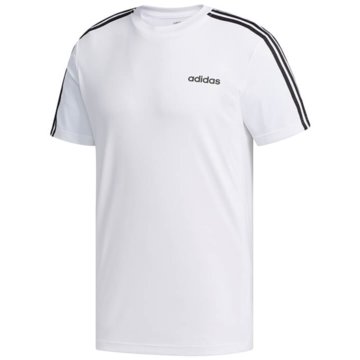 adidas T-ShirtsDESIGN 2 MOVE 3-STREIFEN T-SHIRT - FL0356 weiß