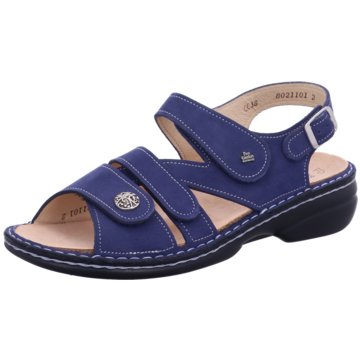 FinnComfort Komfort Sandale blau
