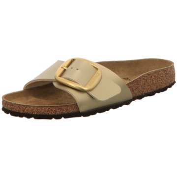 Birkenstock Klassische PantoletteMadrid Big Buckle gold