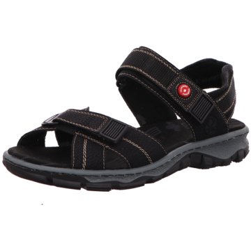 Rieker Komfort Sandale schwarz