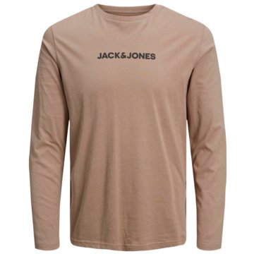 Jack & Jones Langarmshirt beige