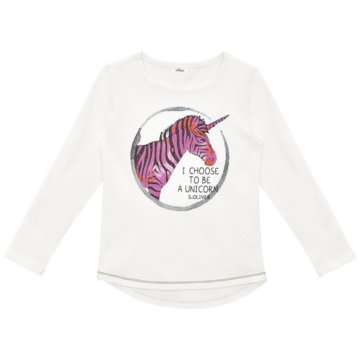 s.Oliver Langarmshirt wei