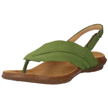 El Naturalista Komfort Sandale grün
