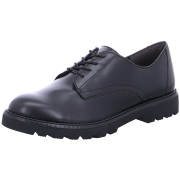 Geox Leder Schnürschuh in Schwarz Damen Schuhe Flache Schuhe Schnürschuhe und Schnürstiefel 