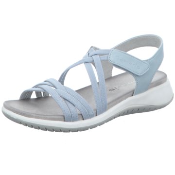 Tamaris Komfort Sandale blau