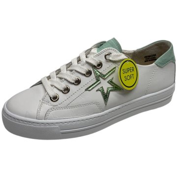 Paul Green Sneaker Low4810 City Calf/SZ White/Pepermint weiß