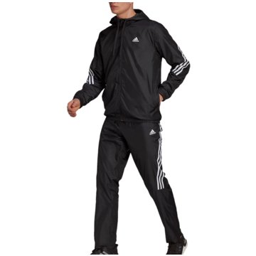 adidas TrainingsanzügeWoven Hooded Track Suit schwarz