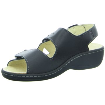 Longo Komfort Sandale schwarz