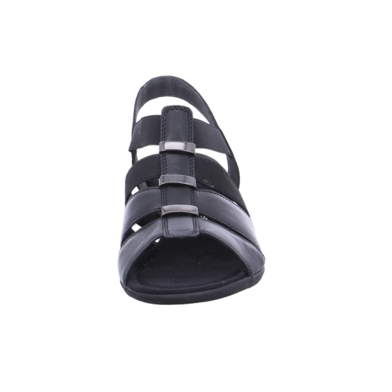 Damen Schuhe Absätze Sandaletten Gabor Komfort sandalen in Mettallic 