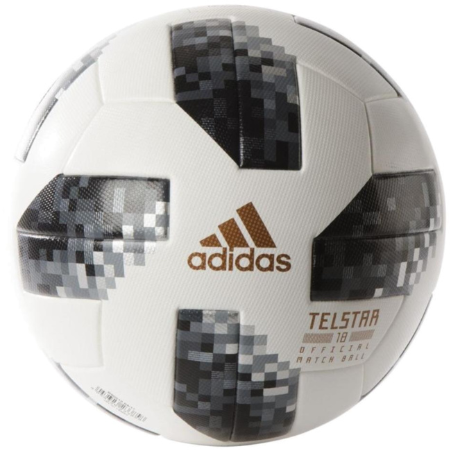 Telstar 18 OMB World Cup offizieller Spielball WM 2018 weiß schwarz CE8083 Herren Fußbälle von adidas